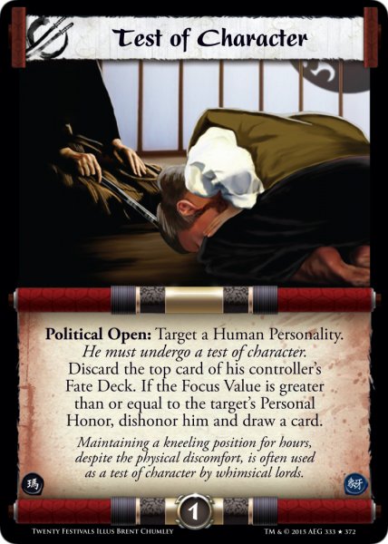 Test of Character FOIL
